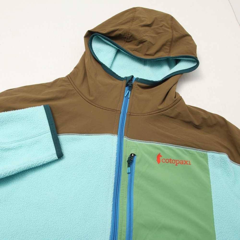 Cotopaxi Aqua and Olive Fleece Jacket
